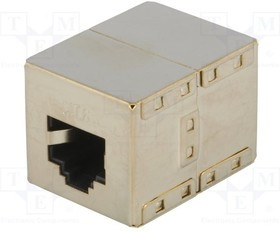 LOG-NP0054, Гнездо, соединитель, Кат: 6, экранированный, Конф: 8p8c, прямой