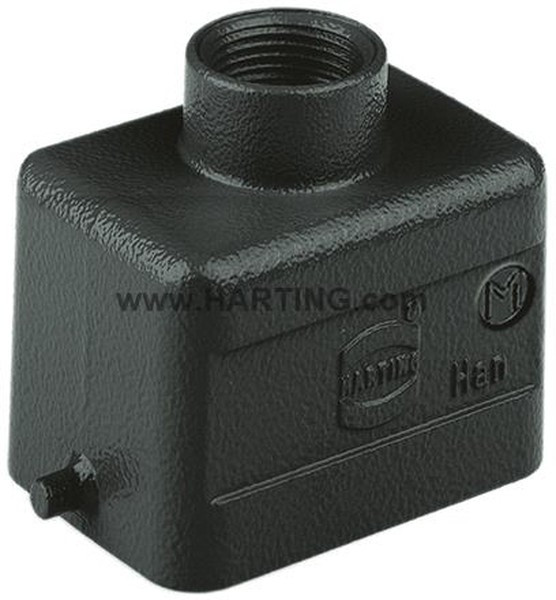 19370061440, Разъем для тяжелых условий, Hood, Top Entry, Корпус из Алюминия, 1 Рычаг, 6B 19370061440, Разъем для тяжелых условий, Hood, Top Entry, Корпус из Алюминия, 1 Рычаг, 6B