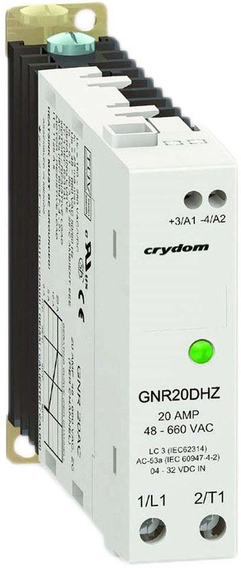 GNR20DHZ, Solid State Relays - Industrial Mount 4-32 VDC GNR20DHZ, Solid State Relays - Industrial Mount 4-32 VDC