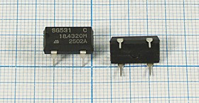 Кварцевый генератор 18.432МГц 5В, HCMOS/TTL в корпусе HALF=DIL8, ггк 18432 \\HALF\T/CM\5В\SG-531-C\