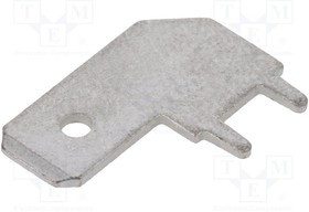 61-1573-11/0031, Наконечник: плоский, 6,3мм, 0,8мм, "папа", THT, Длина: 16,2мм