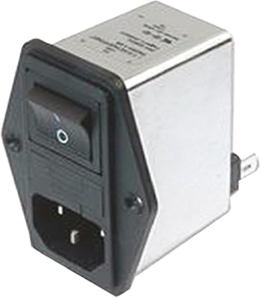 FN283-1-06, AC Power Entry Modules 1A 250VAC 50/60Hz Fast-On