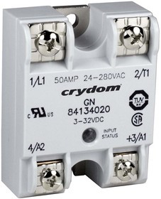 84134120, 8413 Series Solid State Relay, 50 A rms Load, Panel Mount, 660 V ac Load, 32 V dc Control
