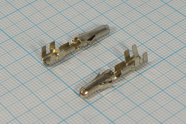 Клемма штекер 3,5x0,8, 1-2,5S, латунь луженая, DJ212-3,5B