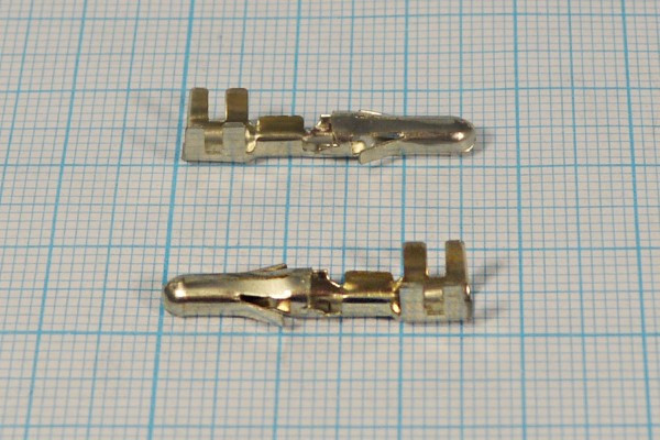 Клемма штекер 3,5x0,8, 1-2,5S, латунь луженая, DJ212-3,5B