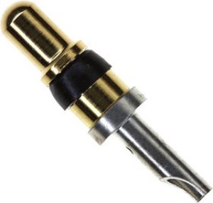 8638PPS1005LF, DW Series, Male Solder D-Sub Connector Power Contact, Gold over Nickel Power, 16 AWG 8638PPS1005LF, DW Series, Male Solder D-Sub Connector Power Contact, Gold over Nickel Power, 16 AWG