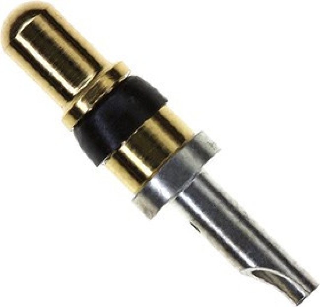 8638PPS1005LF, DW Series, Male Solder D-Sub Connector Power Contact, Gold over Nickel Power, 16 AWG 8638PPS1005LF, DW Series, Male Solder D-Sub Connector Power Contact, Gold over Nickel Power, 16 AWG