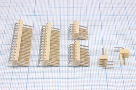 Штекер питания угловой, WF, однорядный, 16 контактов, шаг 2.54, на плату, WF-16R; №2216 штек пит WF\1x16\P2,54\ плат\угл\WF-16R