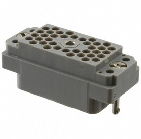 516-038-000-302, RACK &amp; PANEL CONNECTOR, PLUG, 38 POSITION