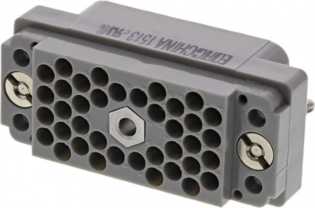 516-038-000-302, RACK &amp; PANEL CONNECTOR, PLUG, 38 POSITION