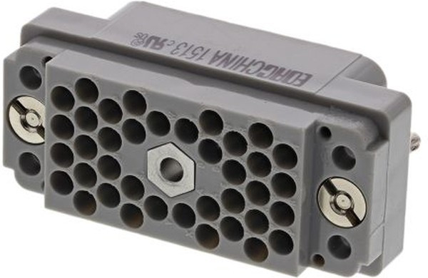 516-038-000-302, RACK &amp; PANEL CONNECTOR, PLUG, 38 POSITION