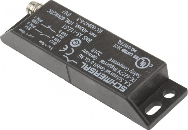 BNS 33-11Z-ST, BNS33 Series Magnetic Safety Switch, 100V ac/dc, Plastic Housing, NO/NC, M8 BNS 33-11Z-ST, BNS33 Series Magnetic Safety Switch, 100V ac/dc, Plastic Housing, NO/NC, M8