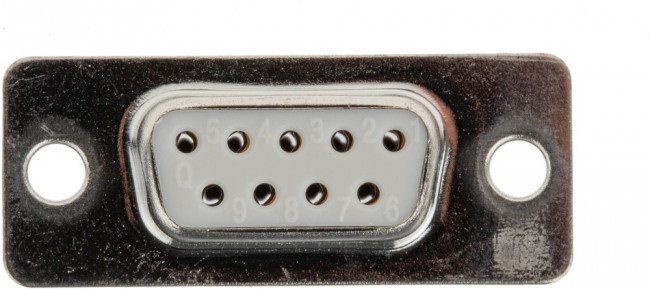 9 Way Panel Mount D-sub Connector Socket, 2.8mm Pitch