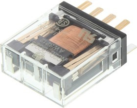 NC2D-DC24V, General Purpose Relays 5A 24VDC DPDT VERTICAL PLUG-IN