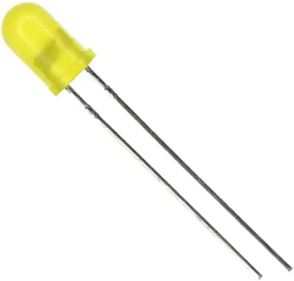 TLHY6400, Светодиод, Желтый, Сквозное Отверстие, T-1 3/4 (5mm), 20 мА, 2.4 В, 594 нм TLHY6400, Светодиод, Желтый, Сквозное Отверстие, T-1 3/4 (5mm), 20 мА, 2.4 В, 594 нм
