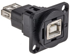 XLR Panel Mount XLR Connector, Female, Nickel Plating XLR Panel Mount XLR Connector, Female, Nickel Plating