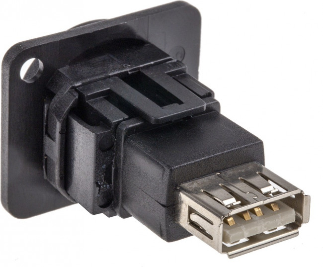 XLR Panel Mount XLR Connector, Female, Nickel Plating XLR Panel Mount XLR Connector, Female, Nickel Plating