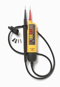 Fluke T130, Тестер-пробник напряжения и целостности с ЖК-экраном и возможностью подключения нагрузки