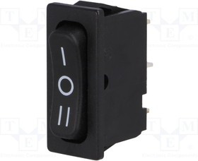 1838.1509, Switch Rocker N.O./N.C. SPDT Quick Connect Rocker 6A 250VAC 93.21VA 50000Cycles