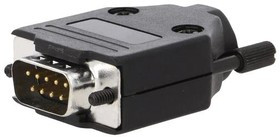 MP010155, D SUB CONN, PLUG, 9POS, DE, SOLDER CUP