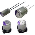 16SEPC270M, Конденсатор: полимерный; 270мкФ; 16ВDC; ESR: 13мОм; SEPC; SMD; ±20%