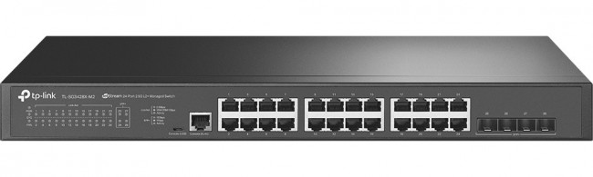 Коммутатор JetStream 24-Port 2.5GBASE-T L2+ Managed Switch with 4 10GE SFP+ SlotsPORT: 24× 2.5G RJ45 Ports, 4× 10G SFP+ Slots, RJ45/Micro-US