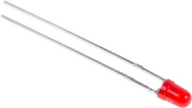 L-7104SRD-J4, 2.1 V Red LED 3mm Through Hole, L-7104SRD-J4