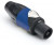 SP-2-FS, Loudspeaker Connectors 2P Cable Conn Solder Black/Blue Plastic