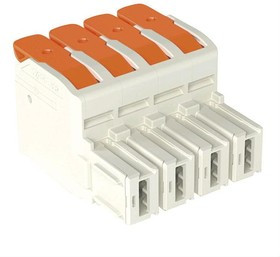 832-1103, Съемная клеммная колодка, 10.16 мм, 3 вывод(-ов), 18AWG до 4AWG, 16 мм², Вставной Замок, 76 А