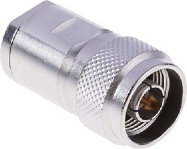 R161022000W, 50 Straight Cable Mount, N Connector, Plug