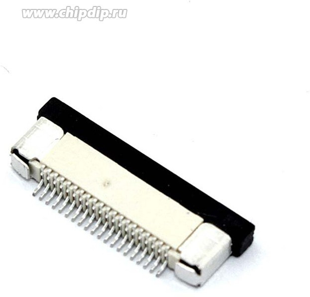 Разъем FPC Half Coverage Bottom Contact 0.5K-BX-20PWB 20 pin высота 2мм шаг 0,5мм