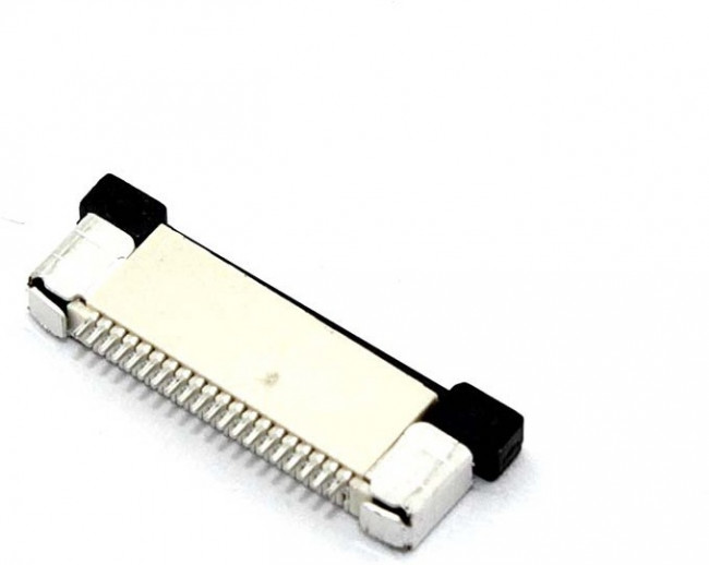 Разъем FPC Half Coverage Bottom Contact 0.5K-BX-20PWB 20 pin высота 2мм шаг 0,5мм