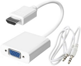HDMI (m)-VGA (f)+AUX