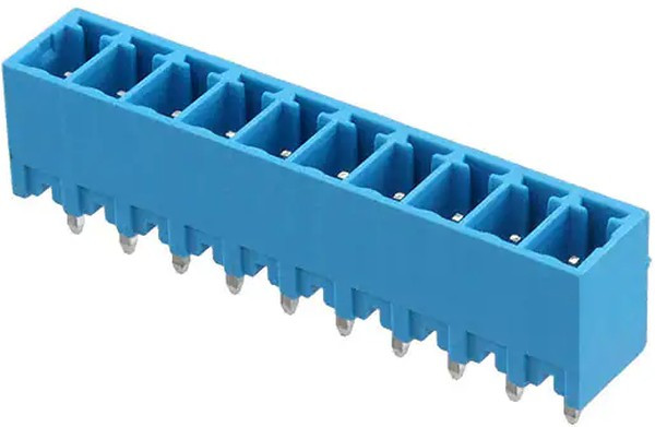 TBP02R2-381-10BE, Pluggable Terminal Blocks Terminal block, pluggable, 3.81, receptical, 10 pole, blue