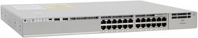 Catalyst 9200 24-port full PoE+, Modular uplink option, PS 1x600W, Network Essentials, PoE 370/740W , C9200-24P-E