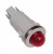1091QM1-24V, LED Panel Mount Indicators RED DIFFUSED 1/2" MOUNTING HOLE