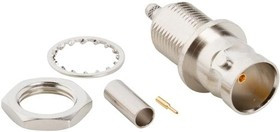 112654, RF Connectors / Coaxial Connectors BNC BLKHEAD JACK FRONT MNT 179/U