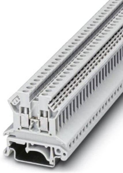 0719090, UK 2.5 N WH Series White Feed Through Terminal Block, 2.5mm², Single-Level, Screw Termination