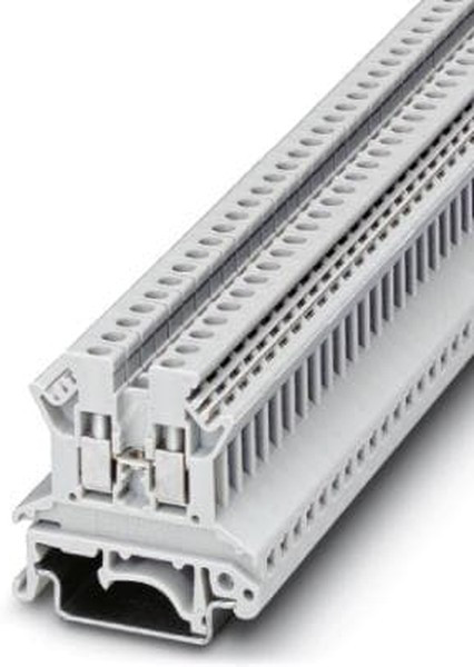 0719090, UK 2.5 N WH Series White Feed Through Terminal Block, 2.5mm², Single-Level, Screw Termination