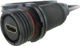 HDMIFTV7AZNF312, HDMI, Displayport & DVI Connectors HDMIFTV RED FLG, A CODE HDMIFTV7AZNF312, HDMI, Displayport & DVI Connectors HDMIFTV RED FLG, A CODE