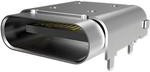 10137061-00021LF, USB3.1 GEN 1 Type C Connector, Input Output Connector, Receptacle Connector, Right Angle Top Mount SMT + DIP (Short Shell)