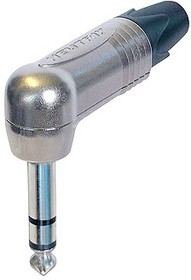 Neutrik NP3RX кабельный разъем Jack 6.3мм TRS (стерео) штекер угловой