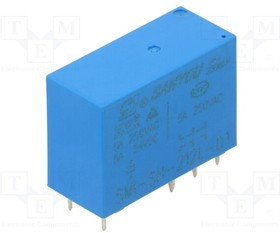 SMI-SH-212L, Реле: электромагнитное; DPDT; Uобмотки: 12ВDC; Iконтакт.макс: 8А