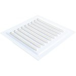 233-003, Решетка вентиляционная вытяжная стальная с покрытием полимерной эмалью 150x150 1515МЭ