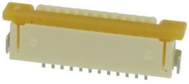 52271-1069, Easy-On, 52271 1mm Pitch 10 Way Right Angle FPC Connector, ZIF Bottom Contact