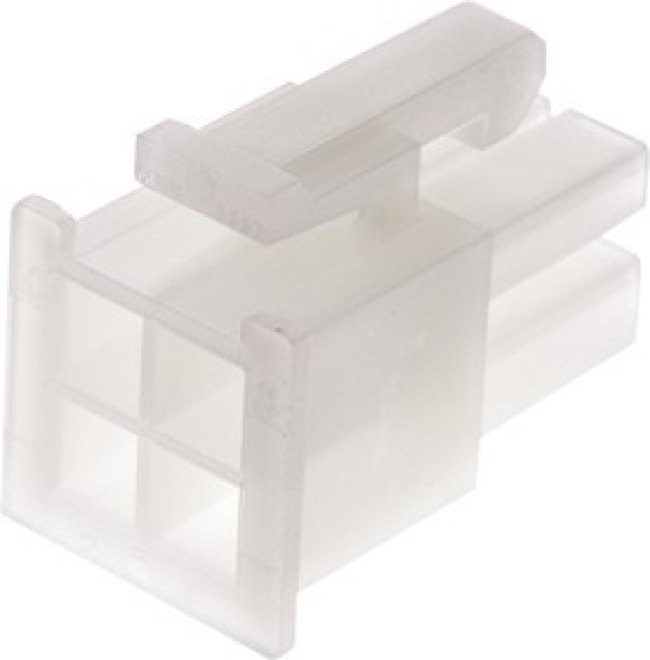 39-01-3042, Mini-Fit Jr Female Connector Housing, 4.2mm Pitch, 4 Way, 2 Row