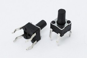 Тактовая кнопка, 4.5x 4.5x 7.0, алгоритм работы NO, контакты 4PF, TC-0010