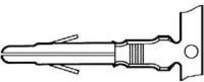 350690-2, Pin &amp; Socket Connectors GOLD PIN CONT 24-18