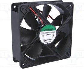 EEC0382B1-000U-A99, Вентилятор 24VDC; 120x120x38mm; 234.4m3/h; 48dBA; ball bearing