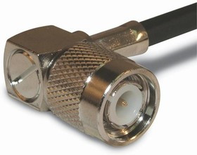 122140, RF Connectors / Coaxial Connectors TNC R/A PLUG NIC RG-58 LMR195